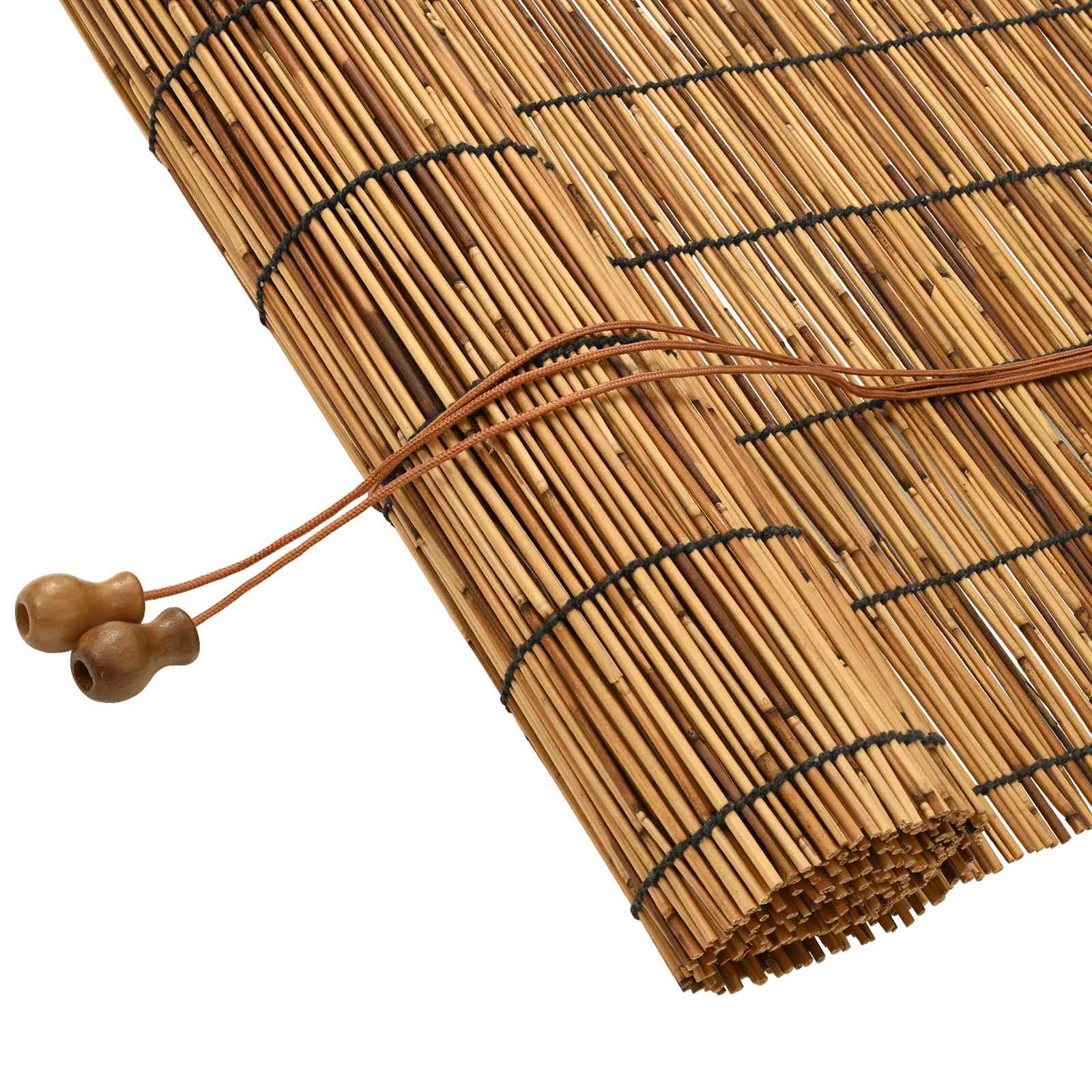 Ρόλερ (στόρι) Καφέ 100 x 160 cm Καλάμι - Pakobazaar