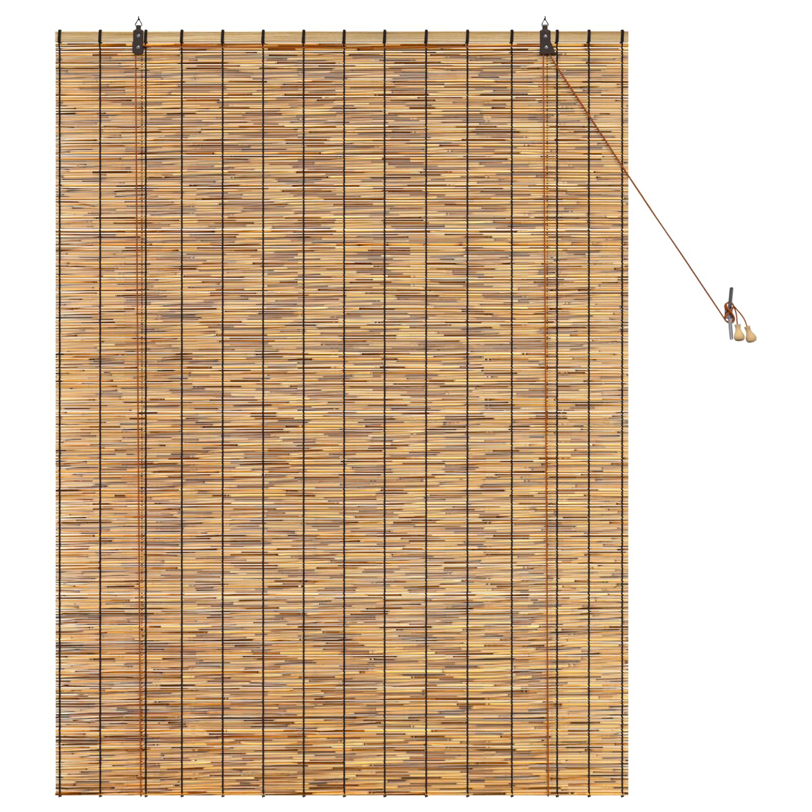 Ρόλερ (στόρι) Καφέ 120 x 160 cm Καλάμι - Pakobazaar