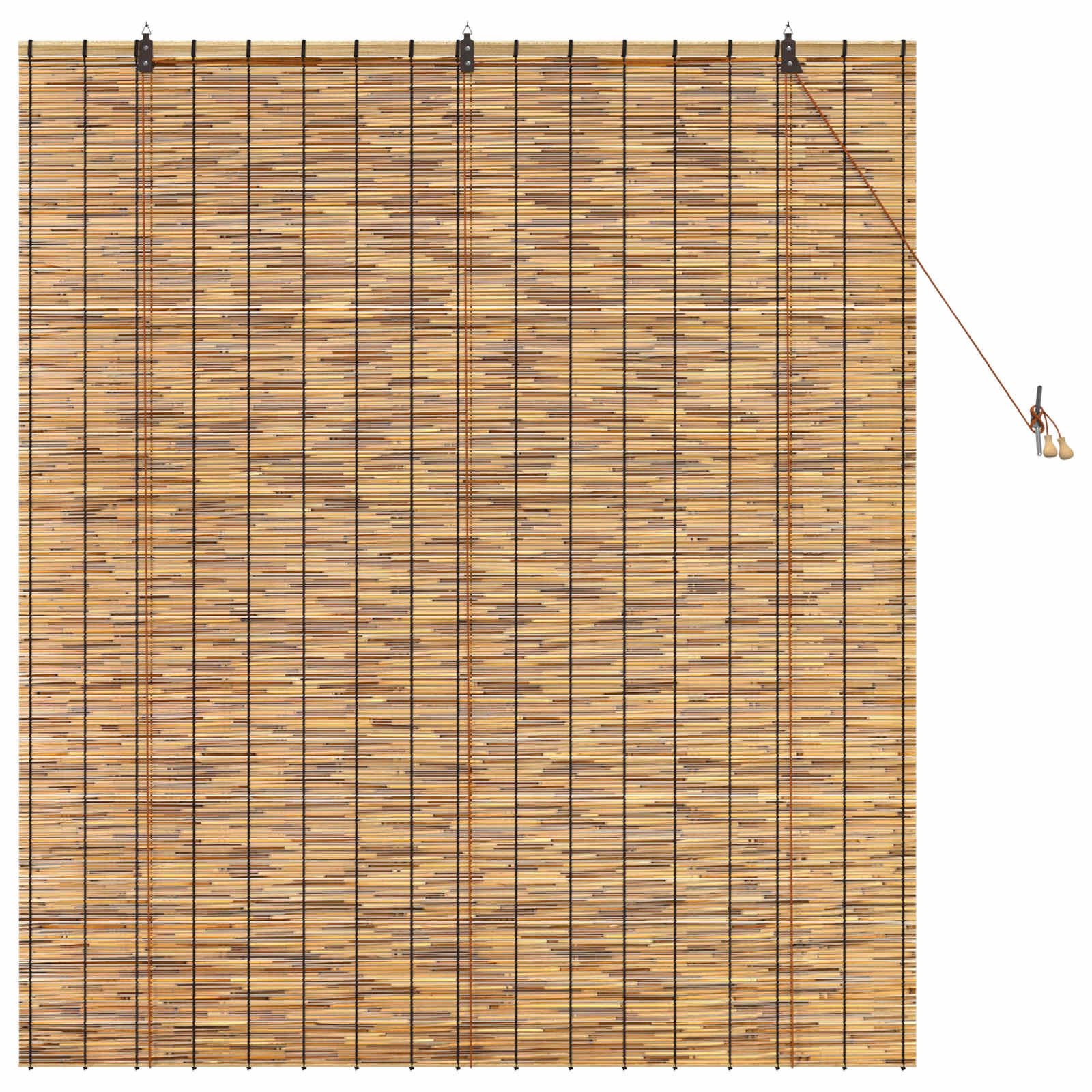 Ρόλερ (στόρι) Καφέ 140 x 160 cm Καλάμι - Pakobazaar
