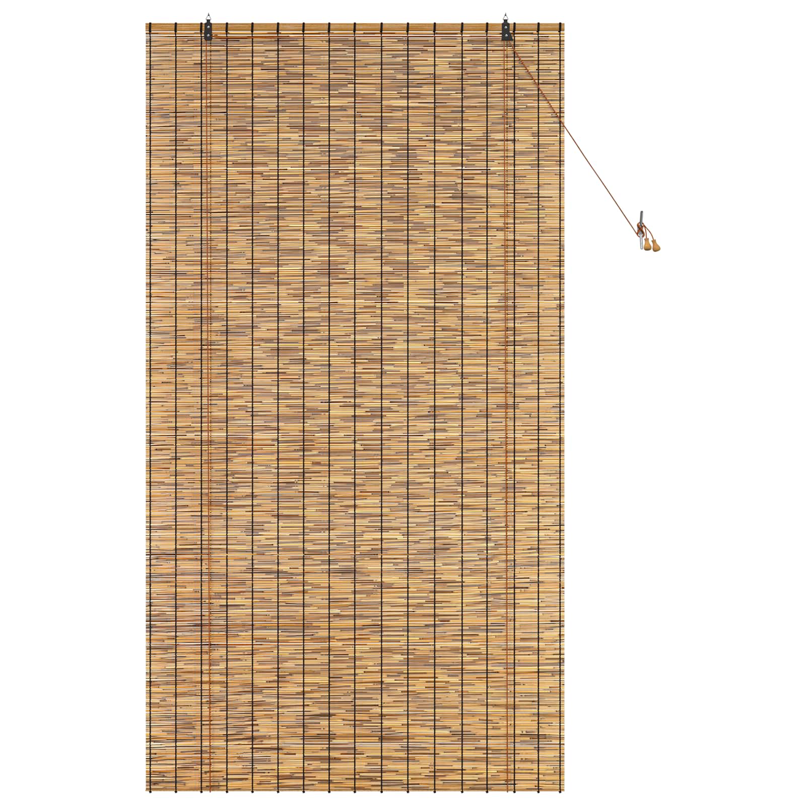Ρόλερ (στόρι) Καφέ 120 x 220 cm Καλάμι - Pakobazaar