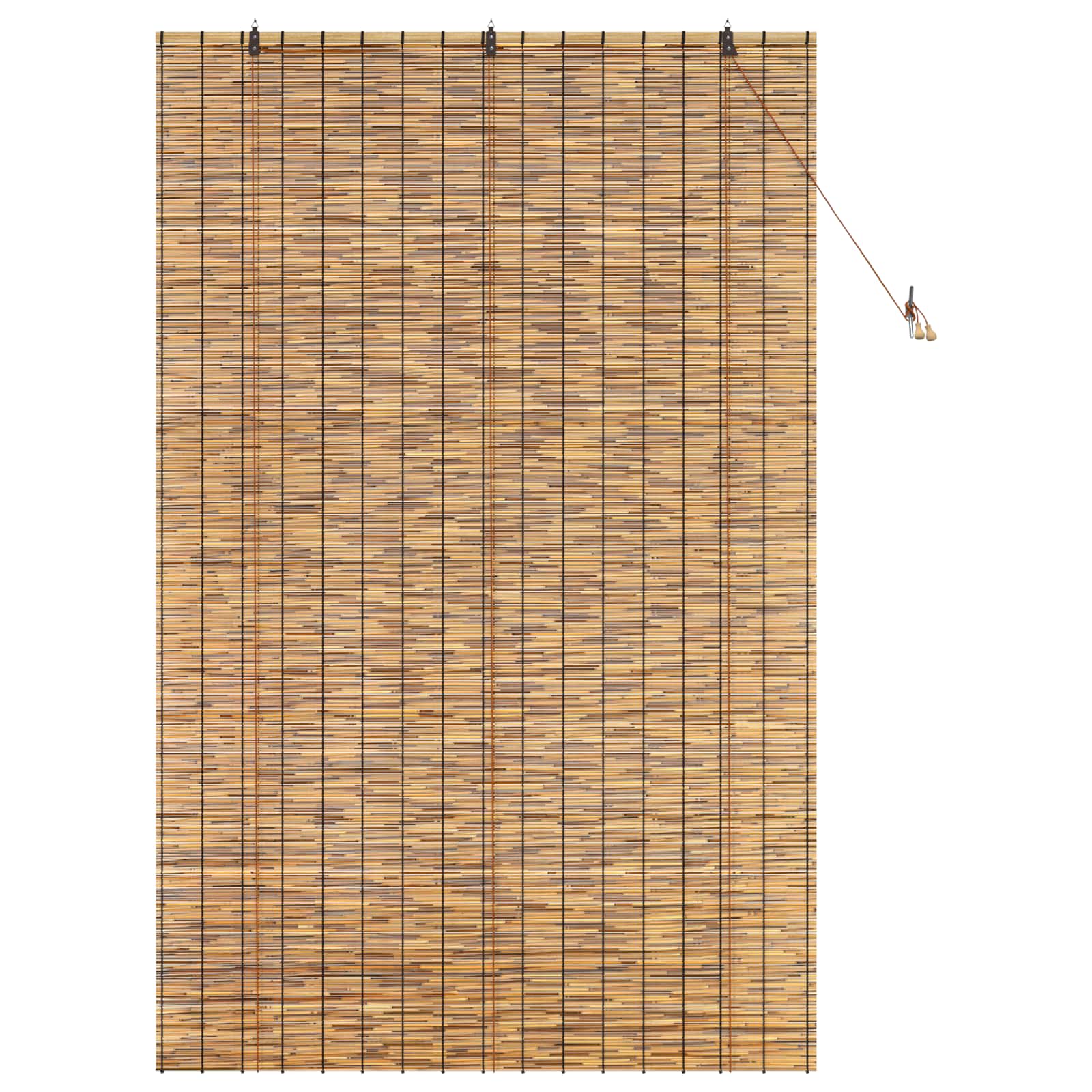 Ρόλερ (στόρι) Καφέ 140 x 220 cm Καλάμι - Pakobazaar