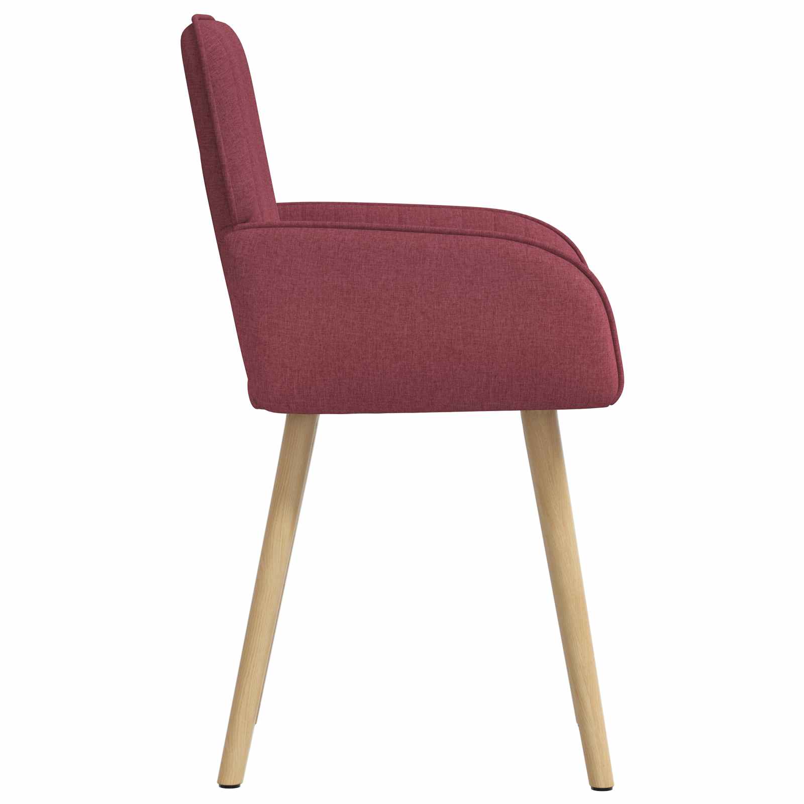 Καρέκλες φαγητού 2 pcs Ύφασμα Κόκκινο 56,5 x 50 x 87,5 εκ. - Pakobazaar