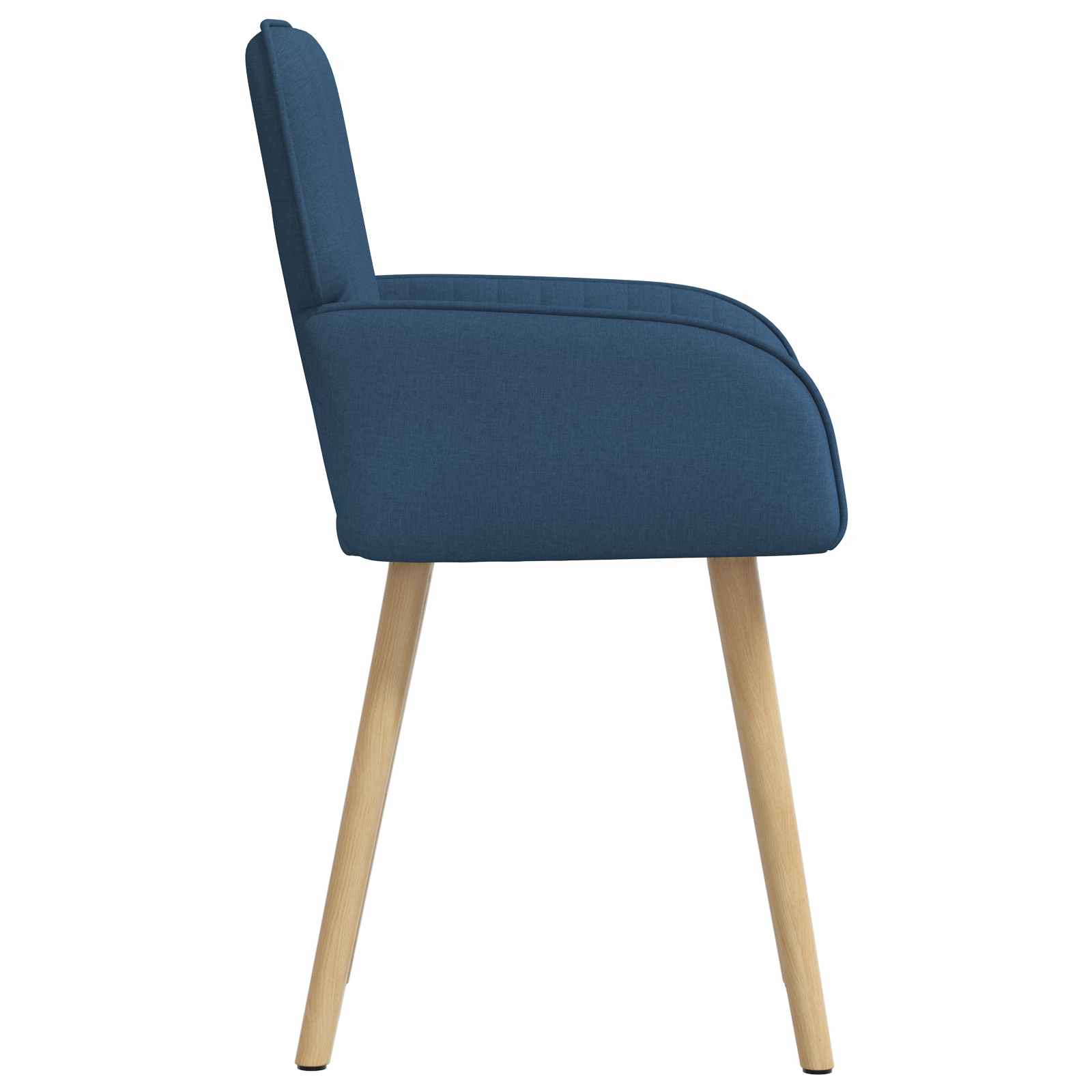 Καρέκλες φαγητού 2 pcs Ύφασμα Μπλε 56,5 x 50 x 87,5 εκ. - Pakobazaar