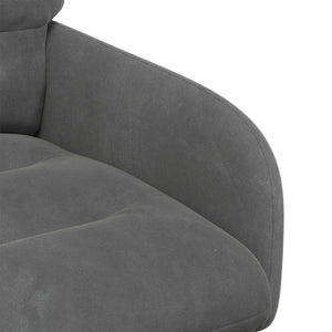 Καρέκλες φαγητού 2 pcs Βελούδο Σκούρο Γκρι 59 x 59,5 x 90 εκ - Pakobazaar
