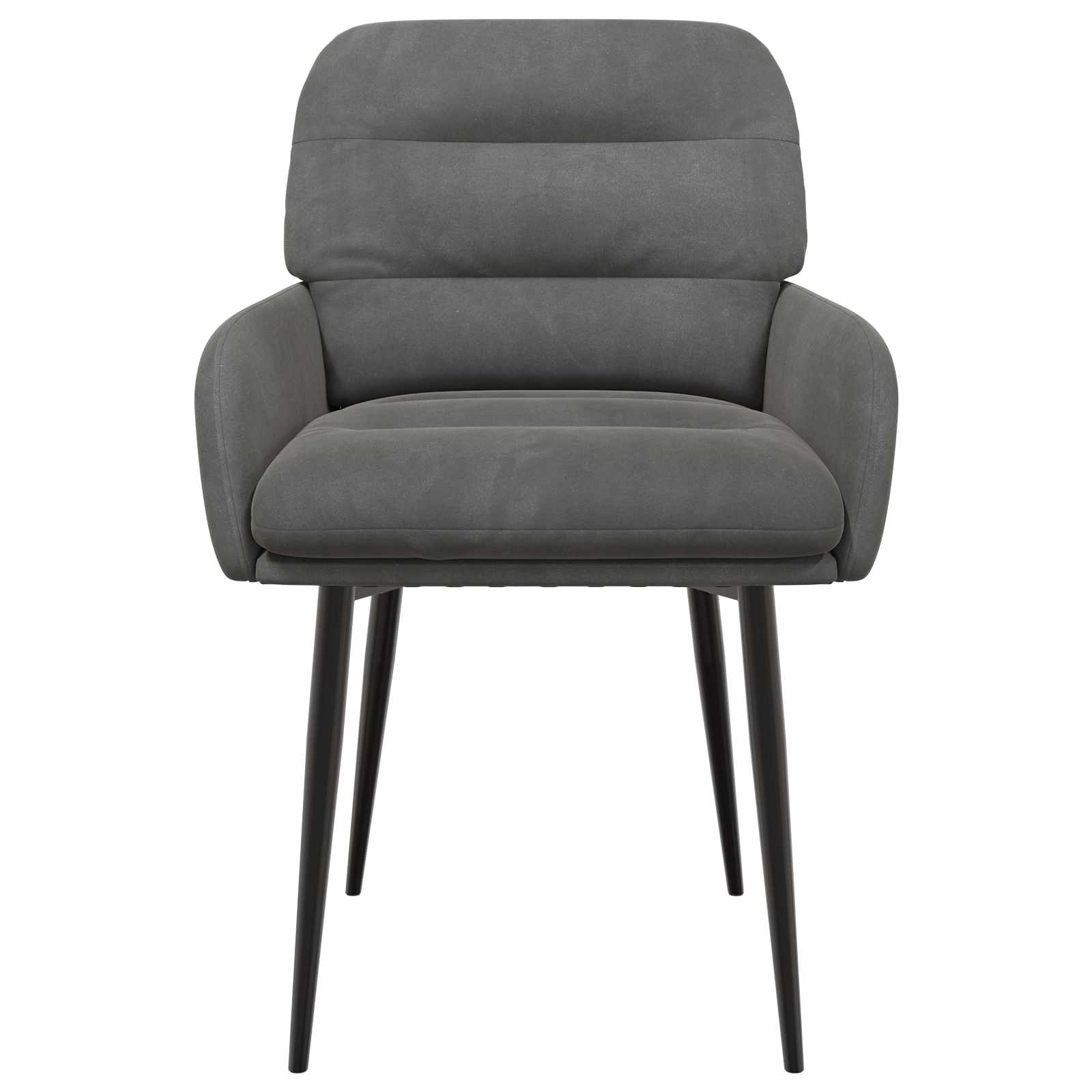 Καρέκλες φαγητού 2 pcs Βελούδο Σκούρο Γκρι 59 x 59,5 x 90 εκ - Pakobazaar