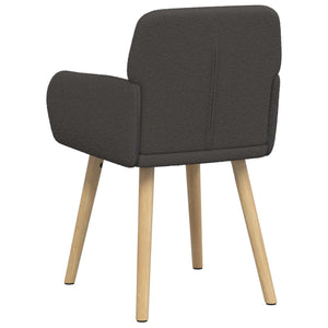 Καρέκλες φαγητού 2 pcs Μπουκλέ Σκούρο Γκρι 59 x 57 x 85 εκ. - Pakobazaar