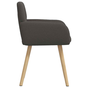 Καρέκλες φαγητού 2 pcs Μπουκλέ Σκούρο Γκρι 59 x 57 x 85 εκ. - Pakobazaar