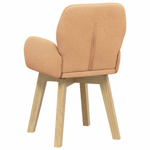 Γυριστές καρέκλες φαγητού 2 pcs Μπουκλέ Μπεζ 54 x 58 x 87 εκ. - Pakobazaar