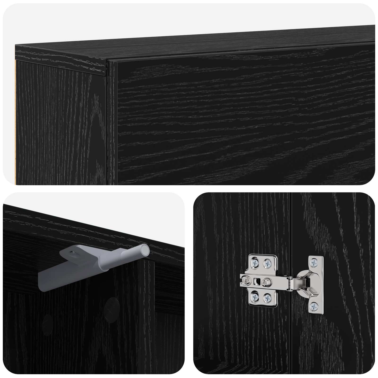 Περίβλημα τζακιού Μαύρη Δρυς 102 x 18 x 100,5 εκ - Pakobazaar