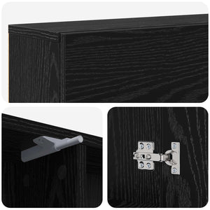 Περίβλημα τζακιού Μαύρη Δρυς 102 x 18 x 100,5 εκ - Pakobazaar