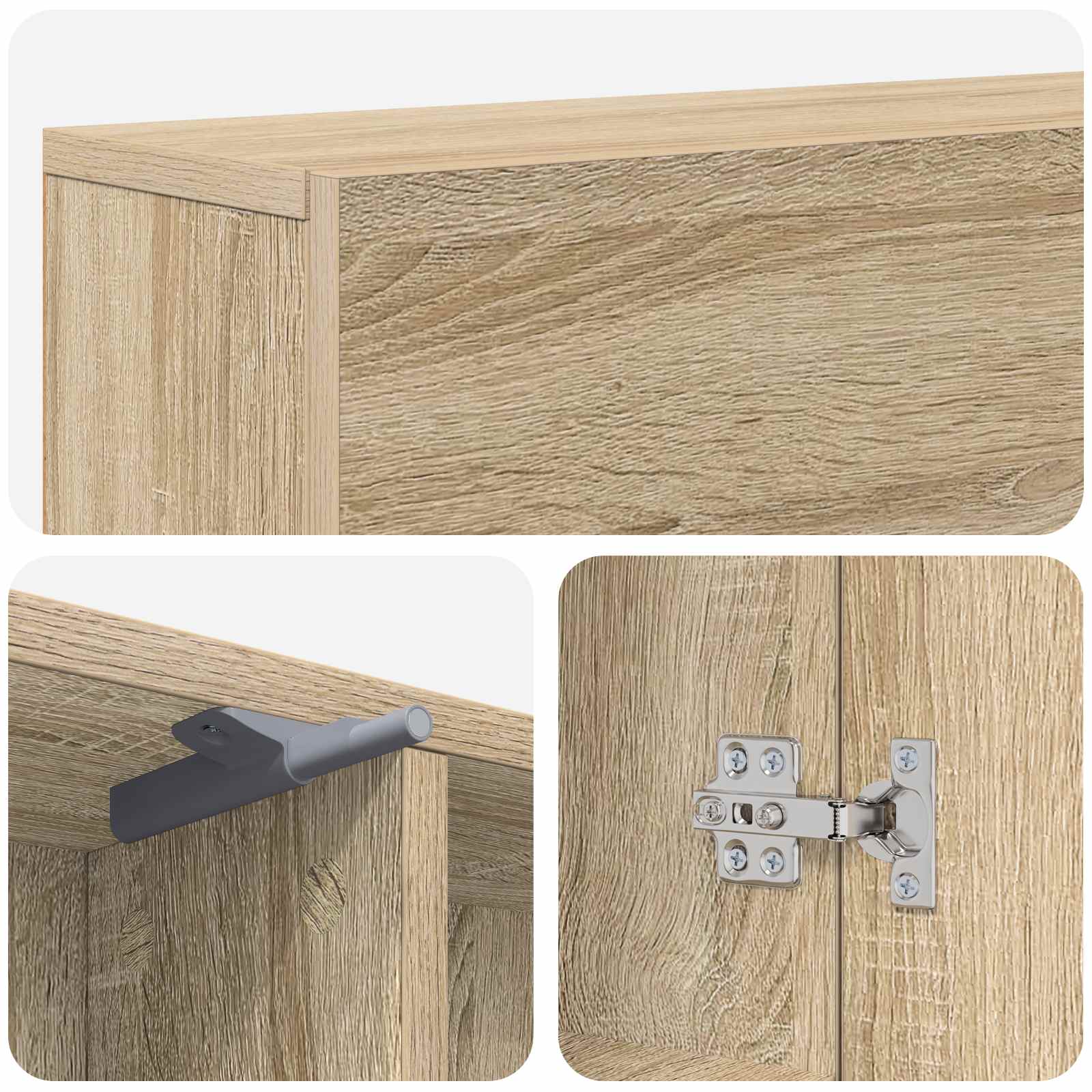 Περίβλημα τζακιού Sonoma Δρυς 102 x 18 x 100,5 εκ - Pakobazaar