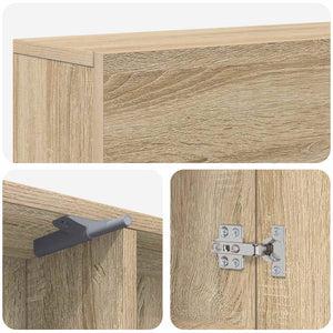 Περίβλημα τζακιού Sonoma Δρυς 102 x 18 x 100,5 εκ - Pakobazaar