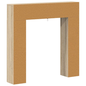 Περίβλημα τζακιού Sonoma Δρυς 102 x 18 x 100,5 εκ - Pakobazaar
