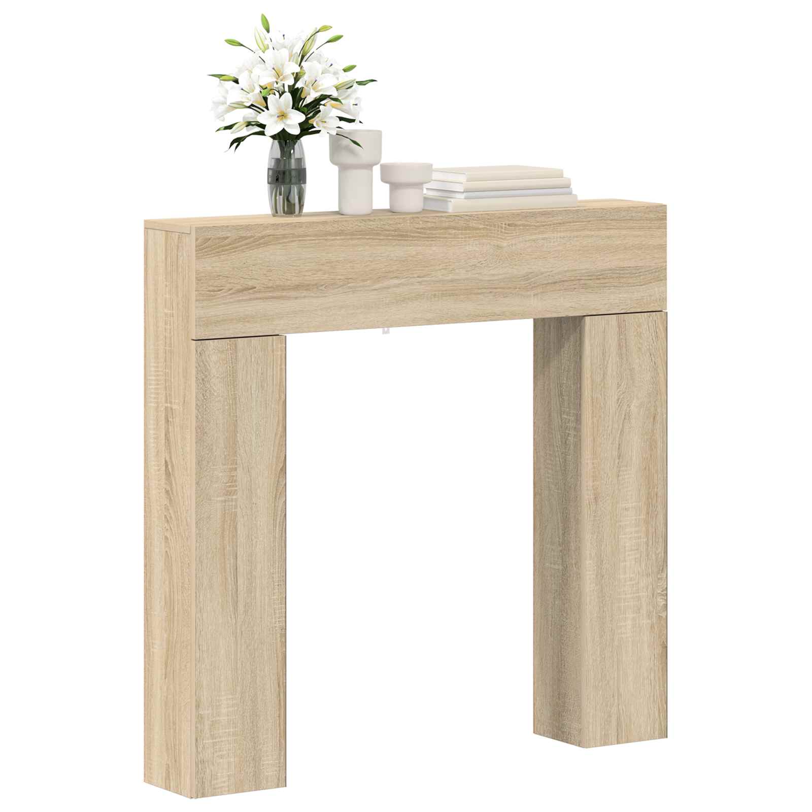 Περίβλημα τζακιού Sonoma Δρυς 102 x 18 x 100,5 εκ - Pakobazaar