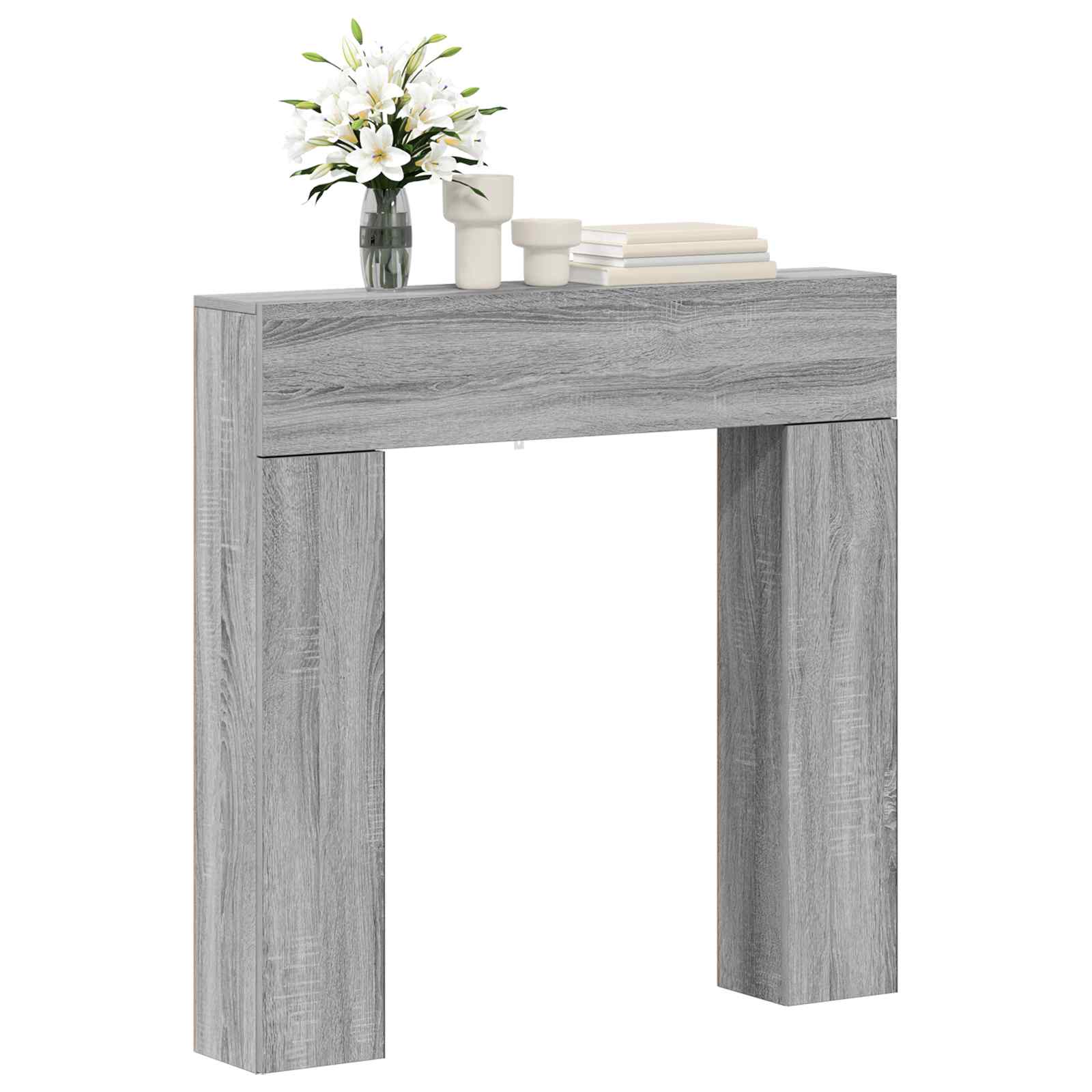 Περίβλημα τζακιού Γκρι Sonoma 102 x 18 x 100,5 εκ - Pakobazaar