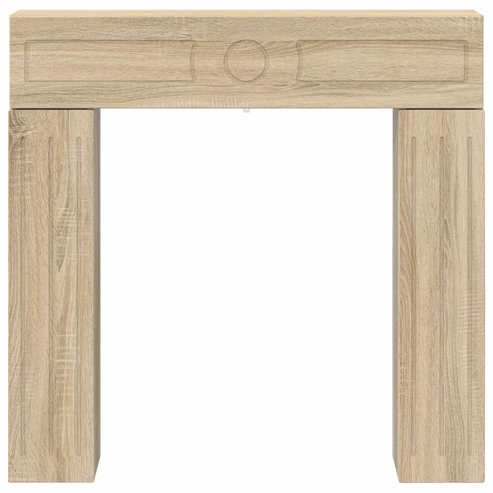 Περίβλημα τζακιού Sonoma Δρυς 102 x 18 x 100,5 εκ - Pakobazaar