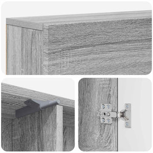 Περίβλημα τζακιού Γκρι Sonoma 102 x 18 x 100,5 εκ - Pakobazaar