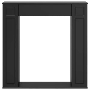 Περίβλημα τζακιού Μαύρο 100 x 20 x 100 cm Επεξεργασμένο Ξύλο - Pakobazaar