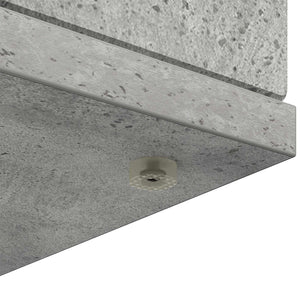 Περίβλημα τζακιού Γκρι Σκυροδέματος 100 x 20 x 100 cm - Pakobazaar