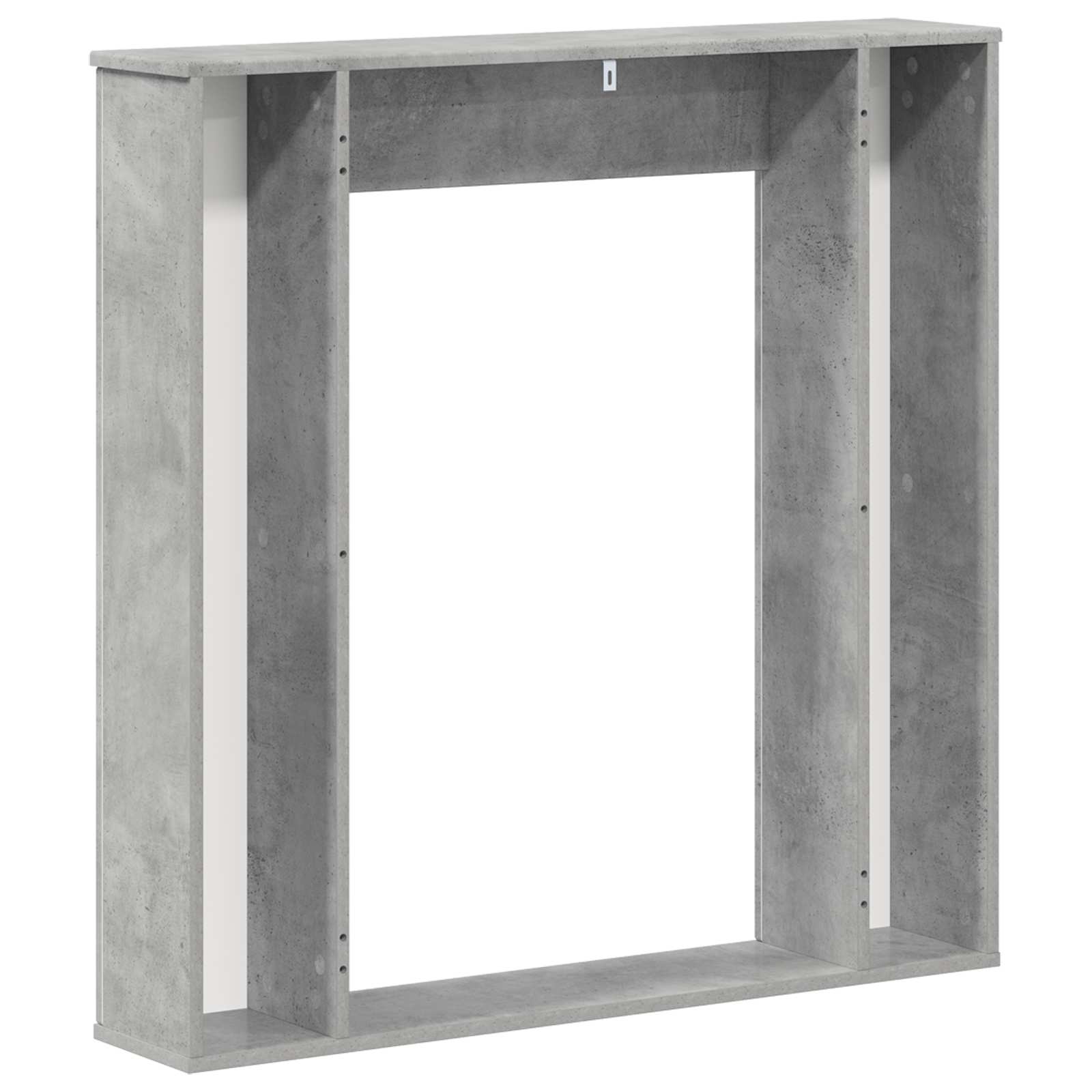 Περίβλημα τζακιού Γκρι Σκυροδέματος 100 x 20 x 100 cm - Pakobazaar