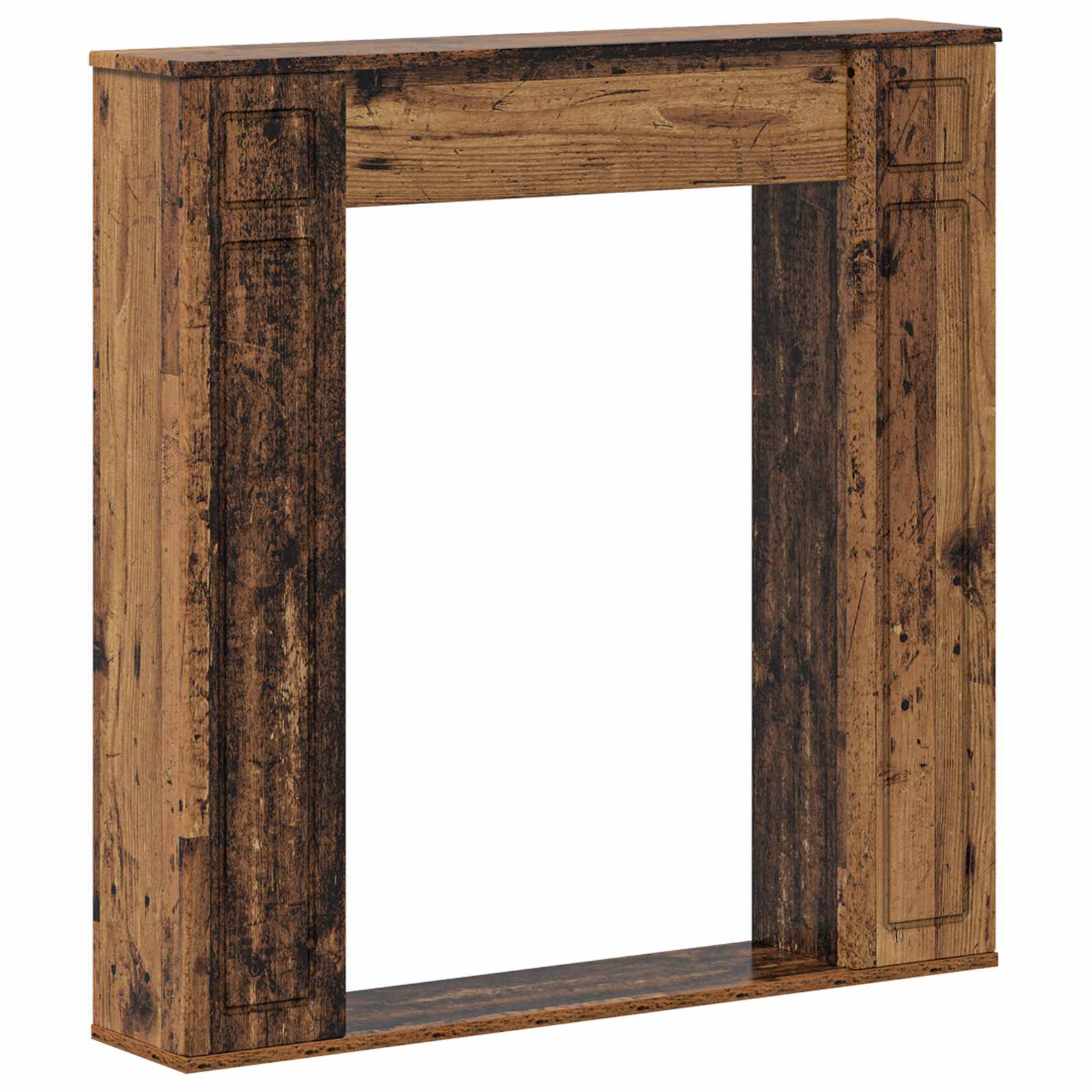 Περίβλημα τζακιού Παλαιωμένο ξύλο 100 x 20 x 100 cm