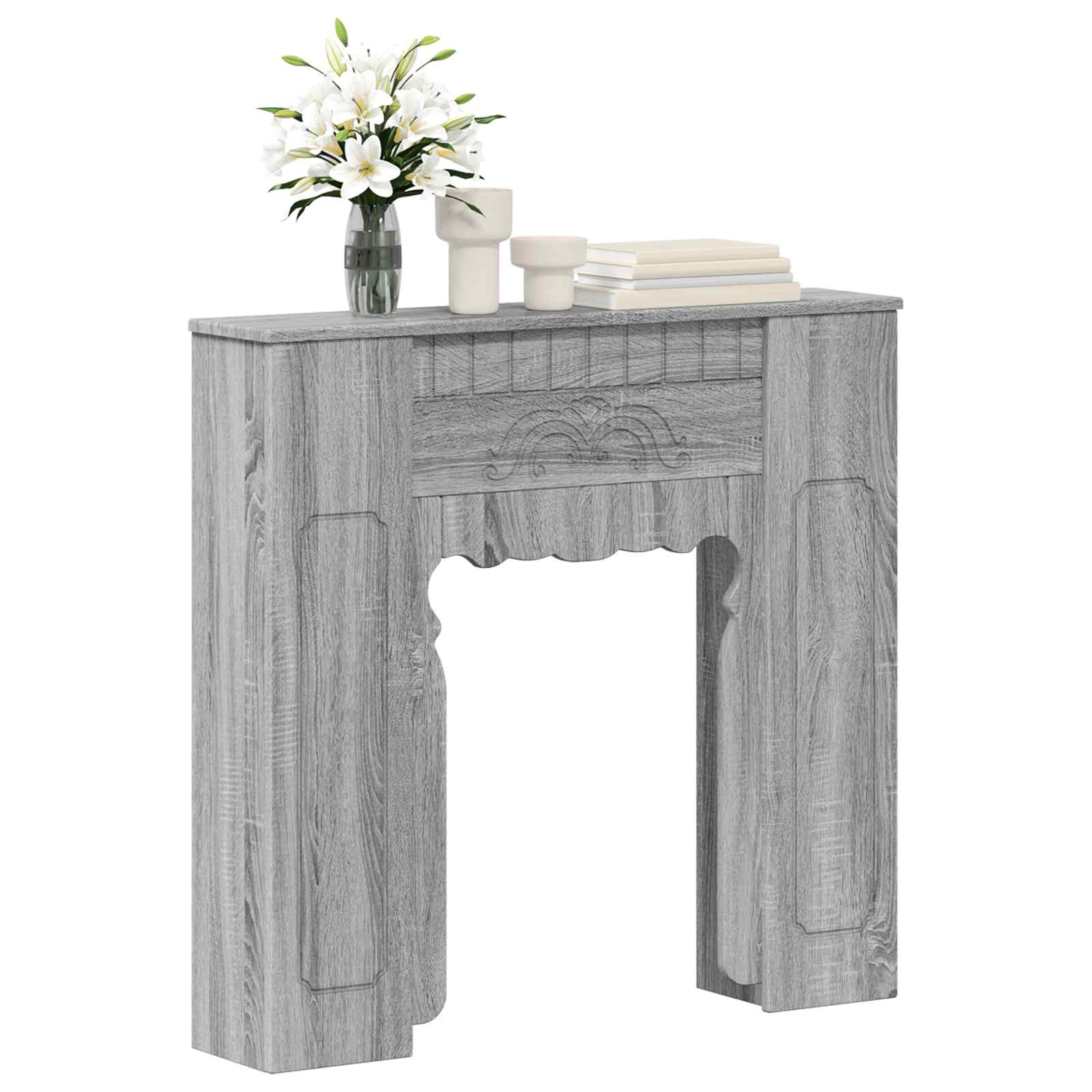 Περίβλημα τζακιού Γκρι Sonoma 93 x 20 x 89 εκ - Pakobazaar