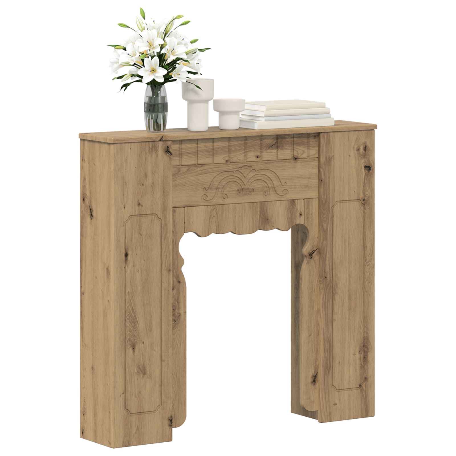Περίβλημα τζακιού Artisan Δρυς 93 x 20 x 89 εκ - Pakobazaar
