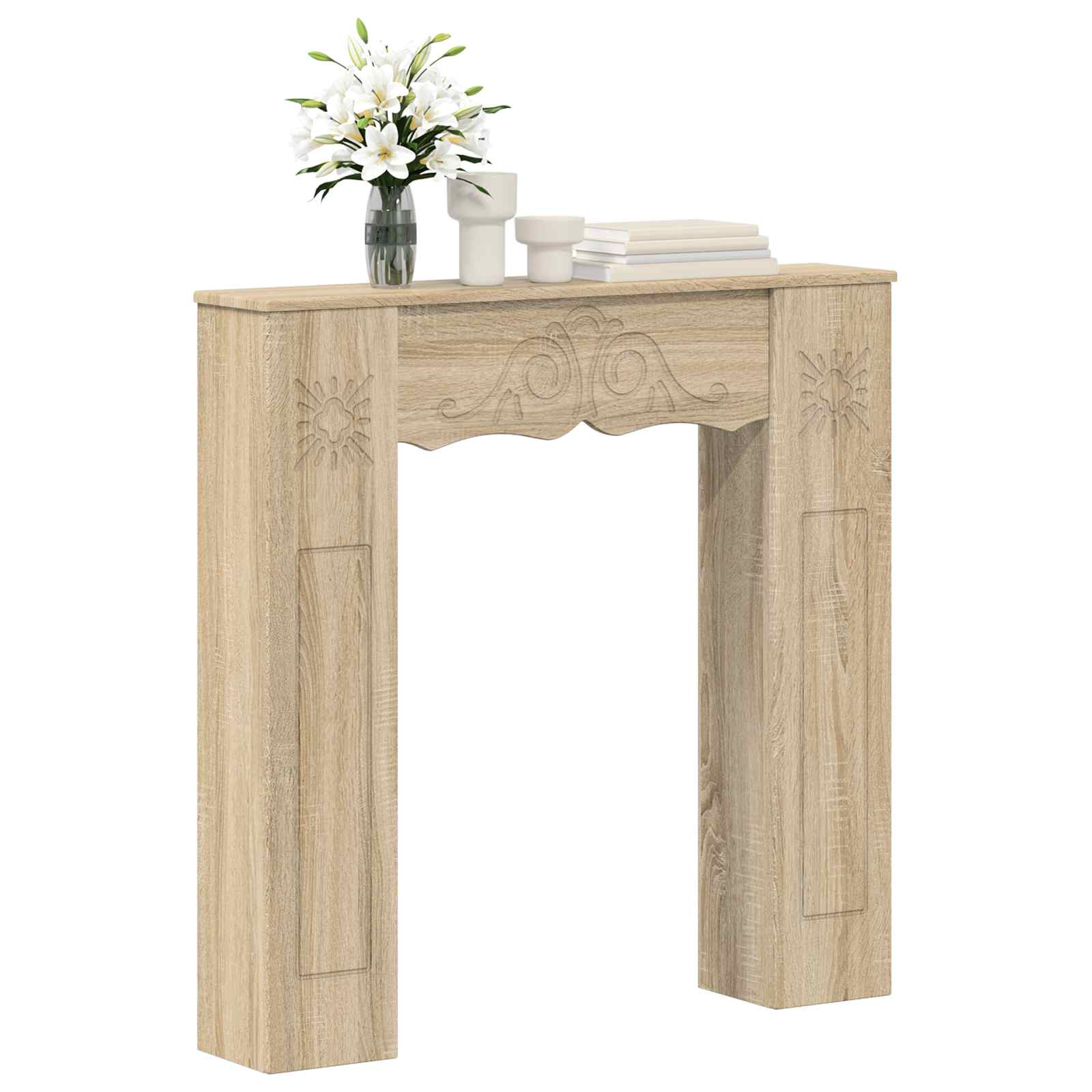 Περίβλημα τζακιού Sonoma Δρυς 102 x 20 x 102 εκ - Pakobazaar