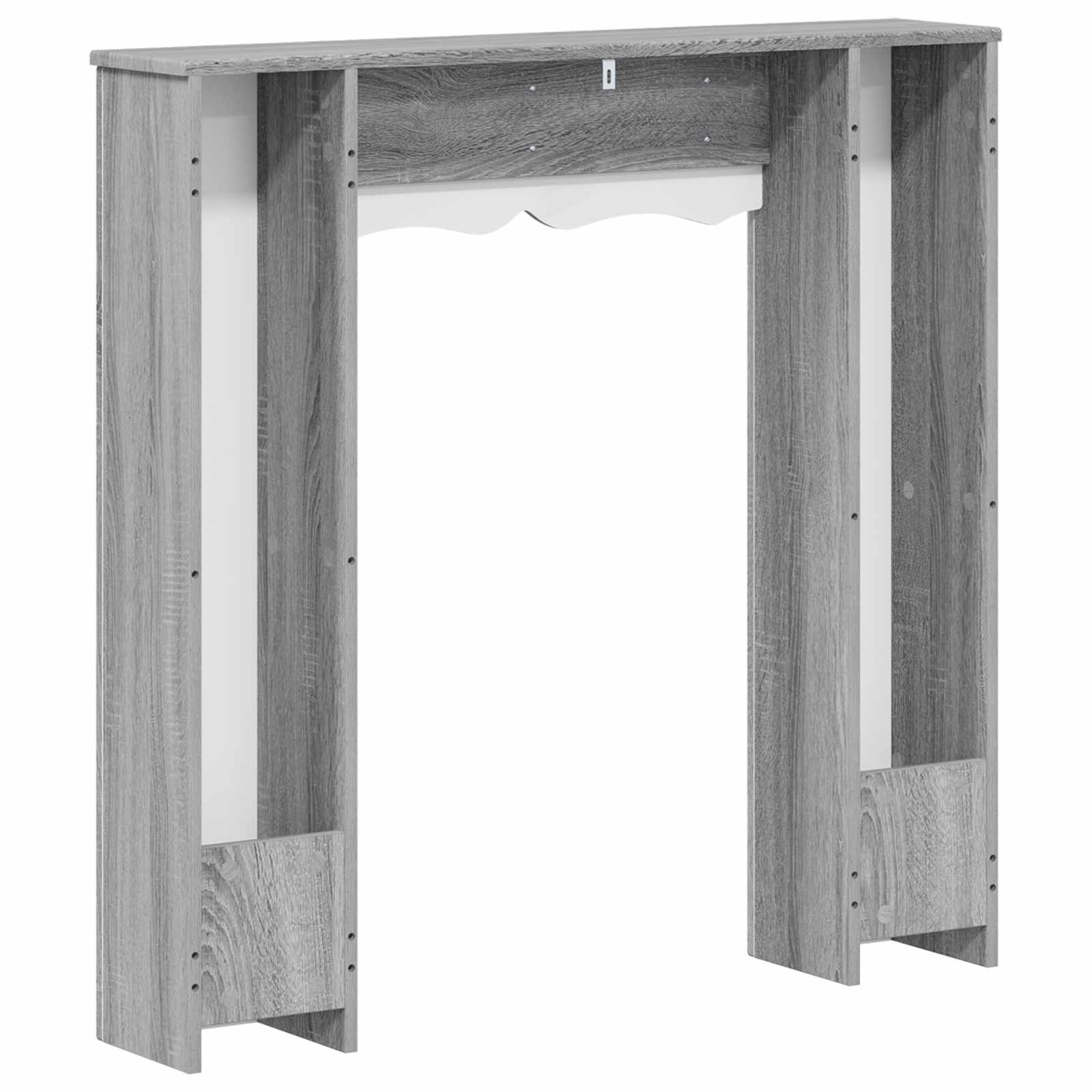 Περίβλημα τζακιού Γκρι Sonoma 102 x 20 x 102 εκ - Pakobazaar