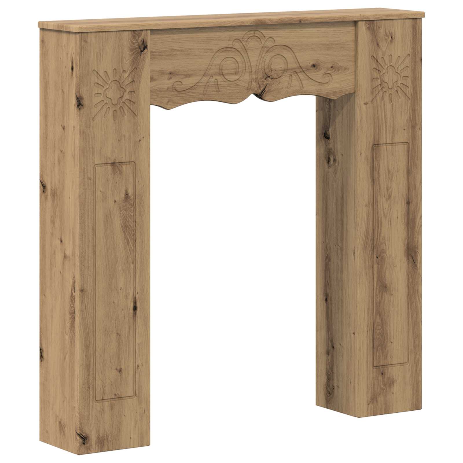 Περίβλημα τζακιού Artisan Δρυς 102 x 20 x 102 εκ - Pakobazaar