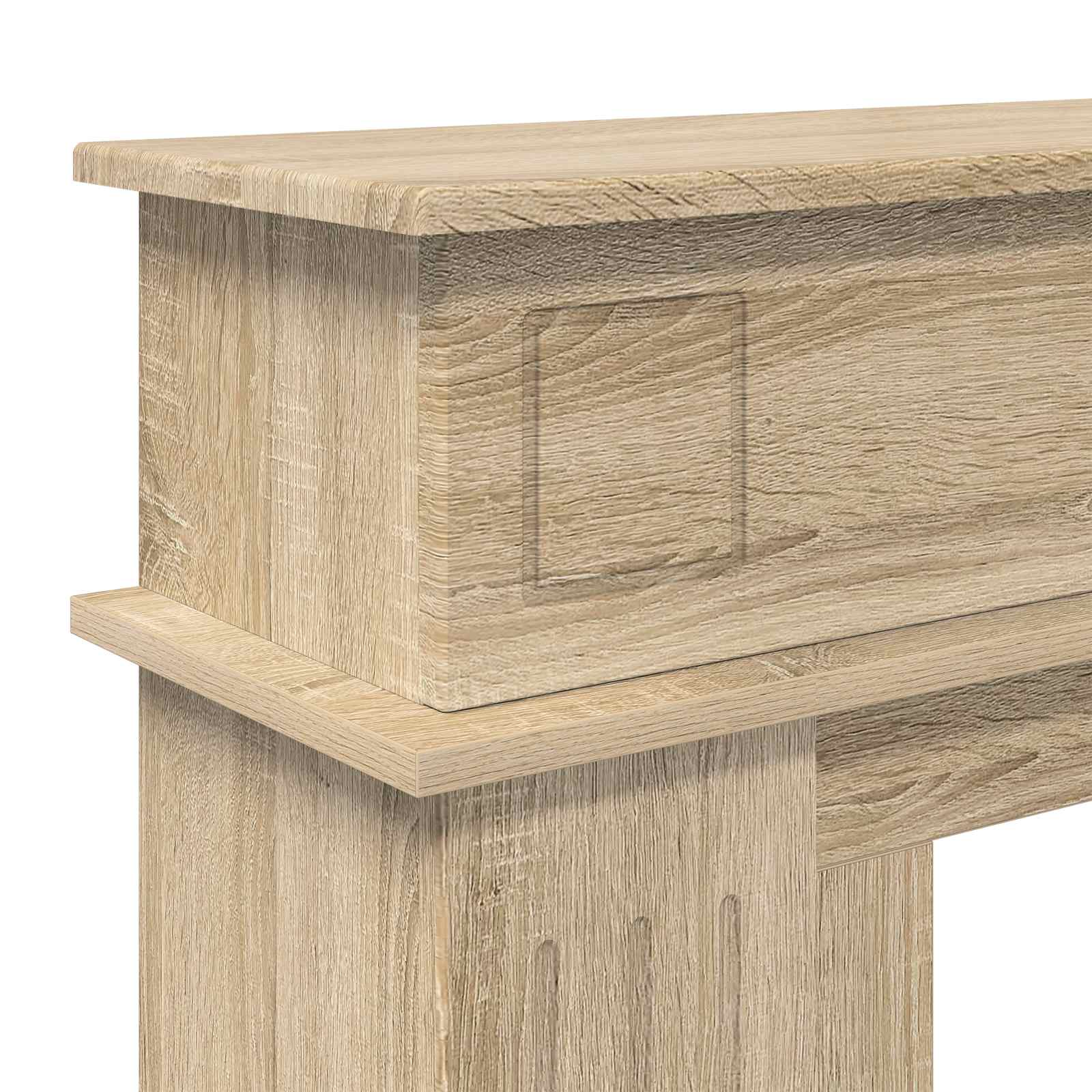 Περίβλημα τζακιού Sonoma Δρυς 102 x 26 x 100 εκ - Pakobazaar