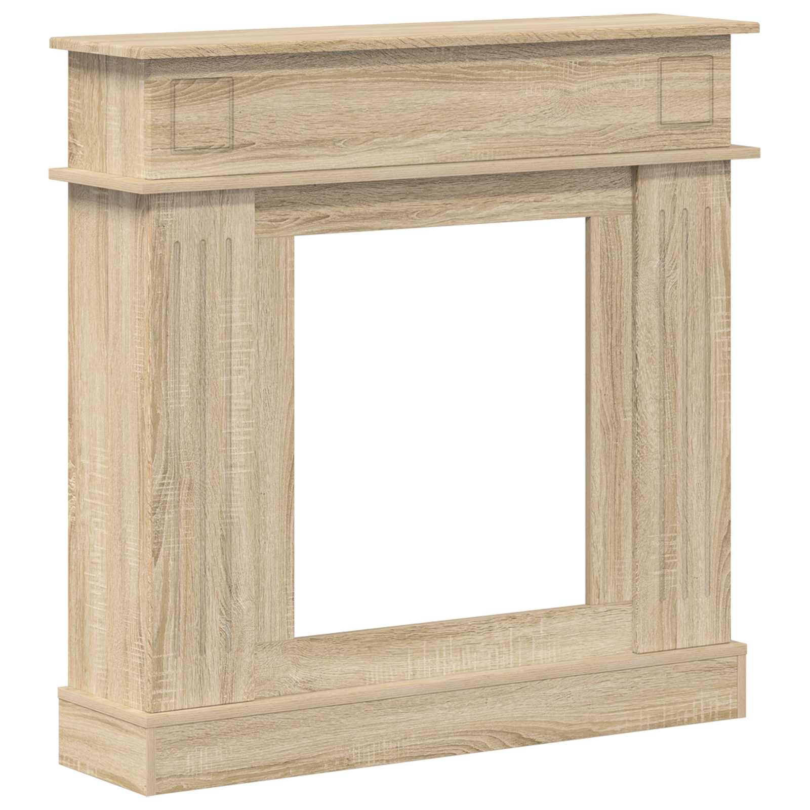Περίβλημα τζακιού Sonoma Δρυς 102 x 26 x 100 εκ - Pakobazaar