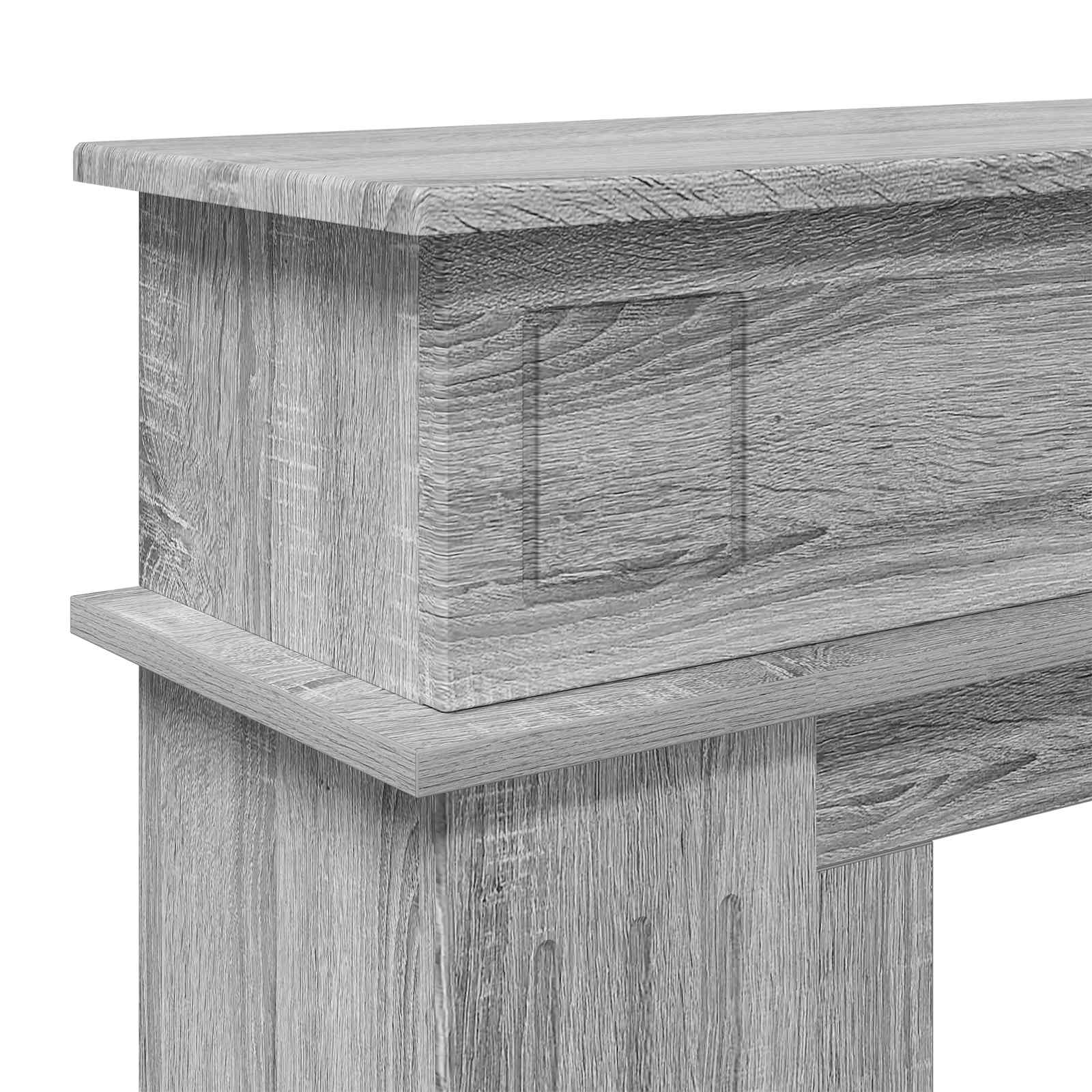 Περίβλημα τζακιού Γκρι Sonoma 102 x 26 x 100 εκ - Pakobazaar