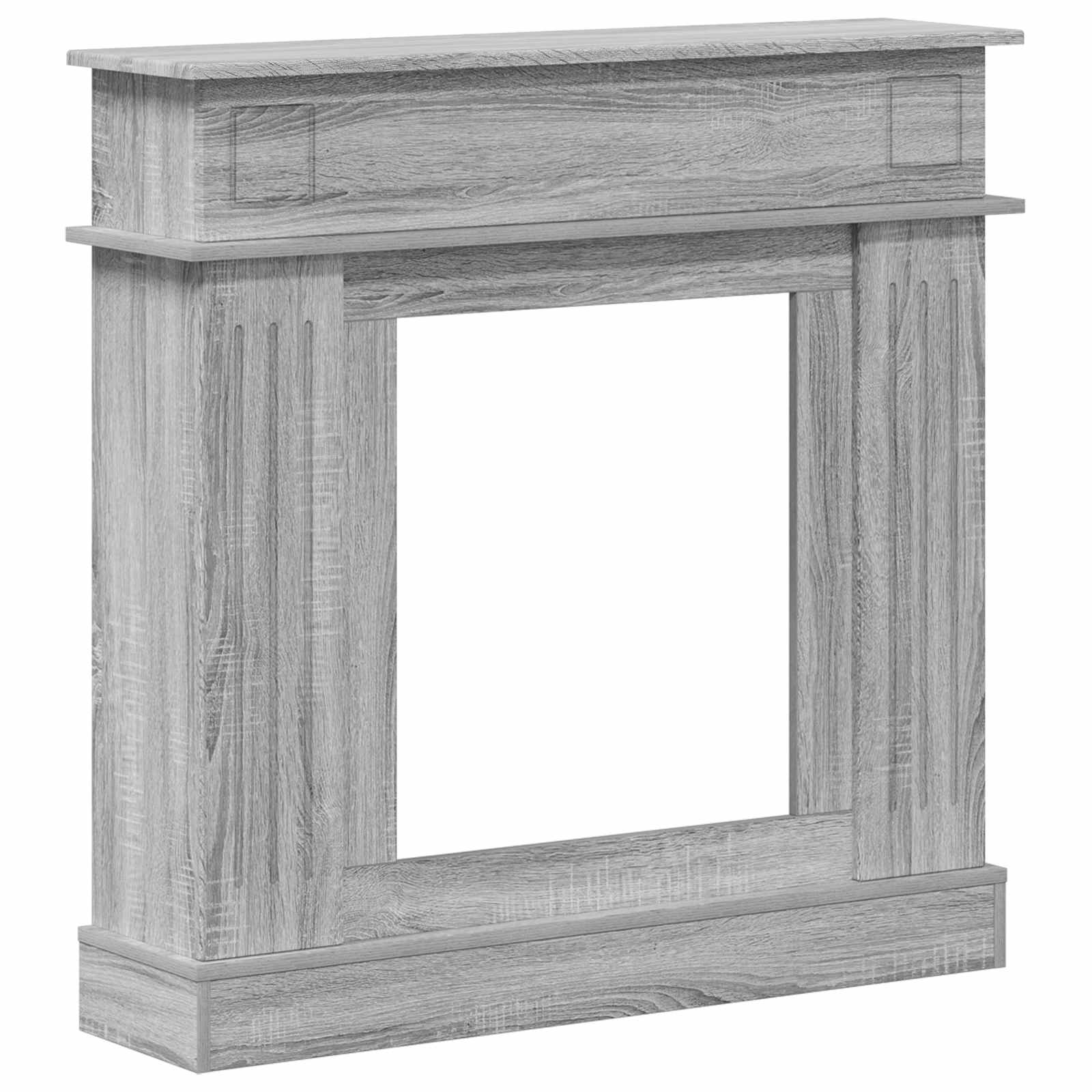 Περίβλημα τζακιού Γκρι Sonoma 102 x 26 x 100 εκ - Pakobazaar