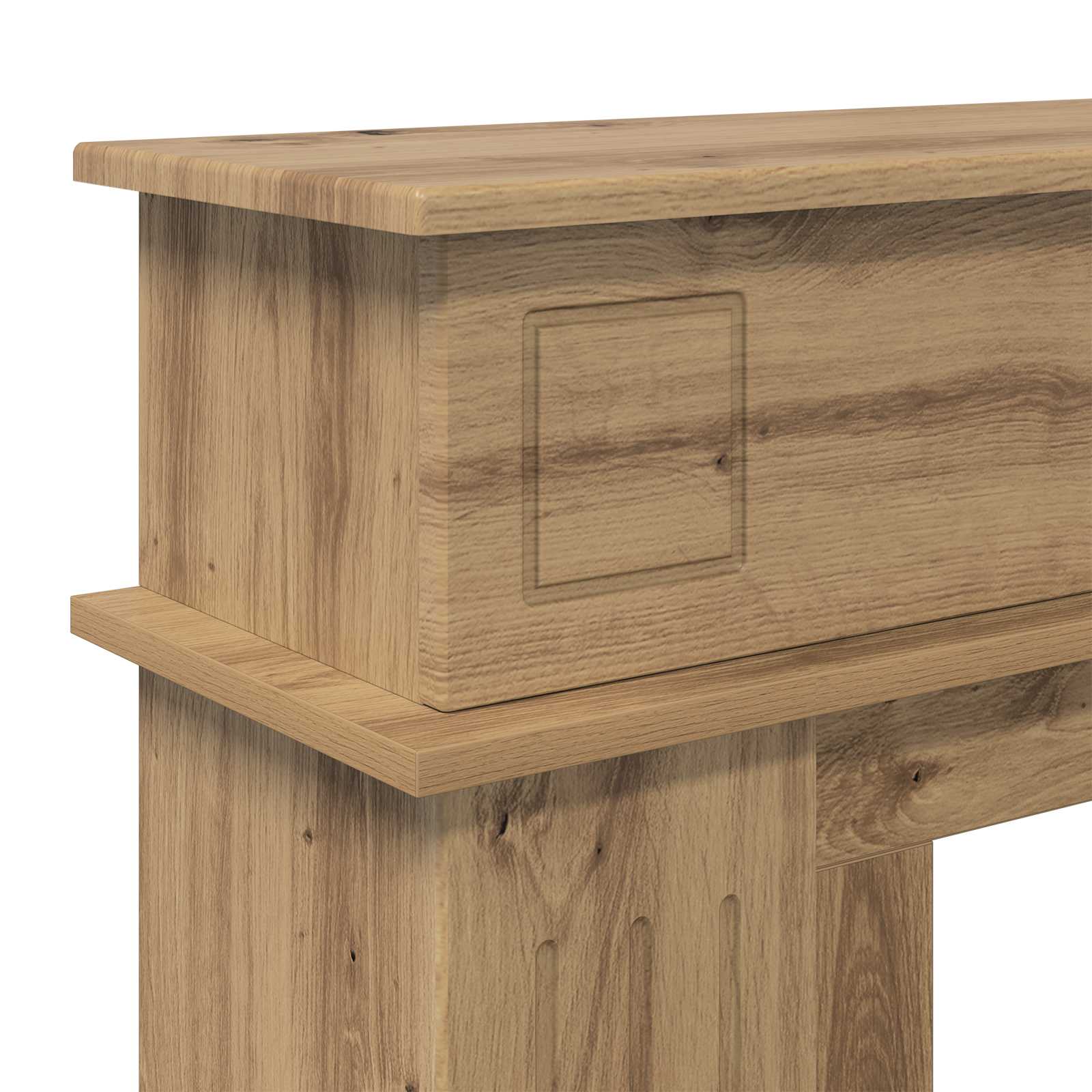 Περίβλημα τζακιού Artisan Δρυς 102 x 26 x 100 εκ - Pakobazaar