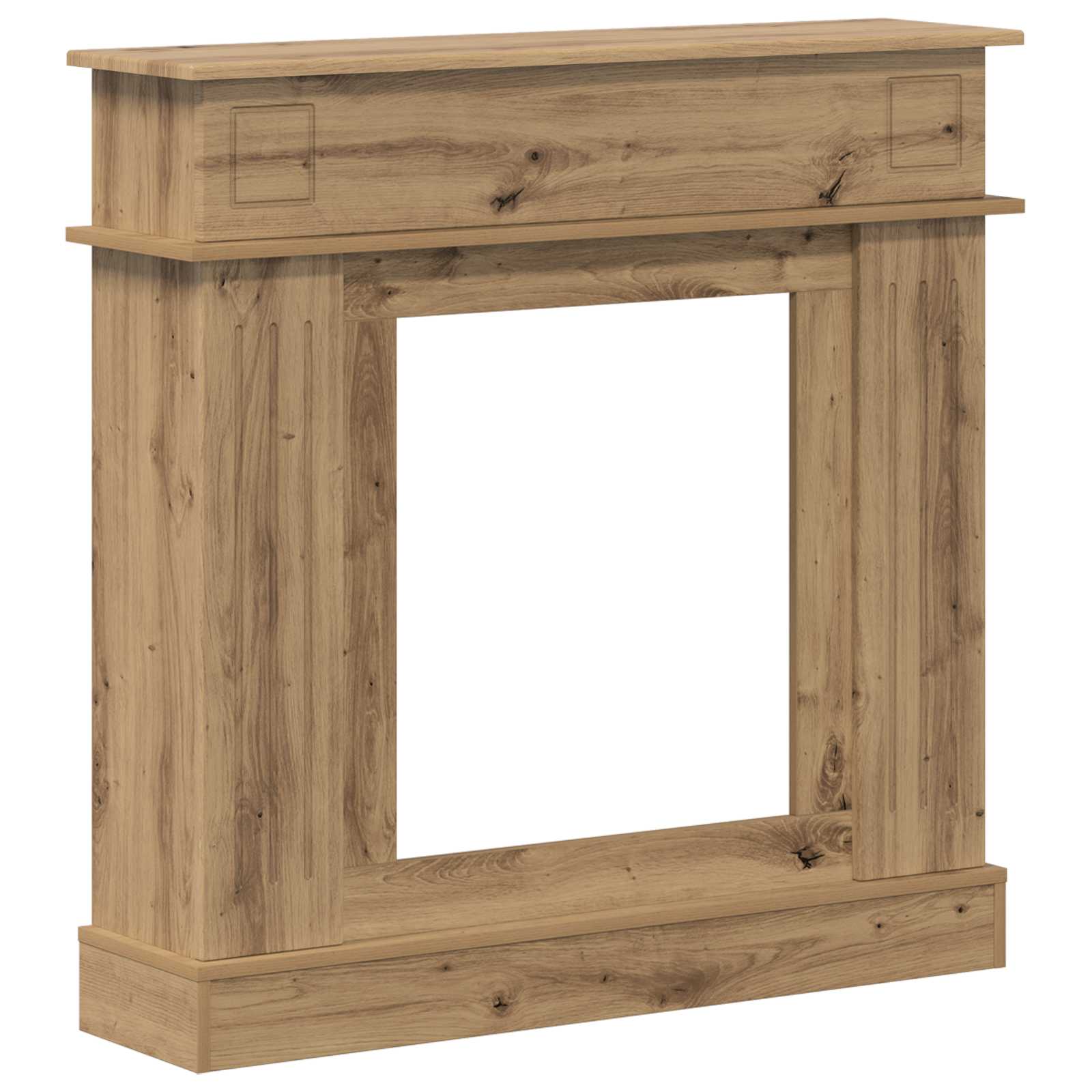 Περίβλημα τζακιού Artisan Δρυς 102 x 26 x 100 εκ - Pakobazaar