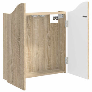 Ντουλάπα Πινάκων Βελών Sonoma Δρυς 56 x 12 x 63 εκ - Pakobazaar