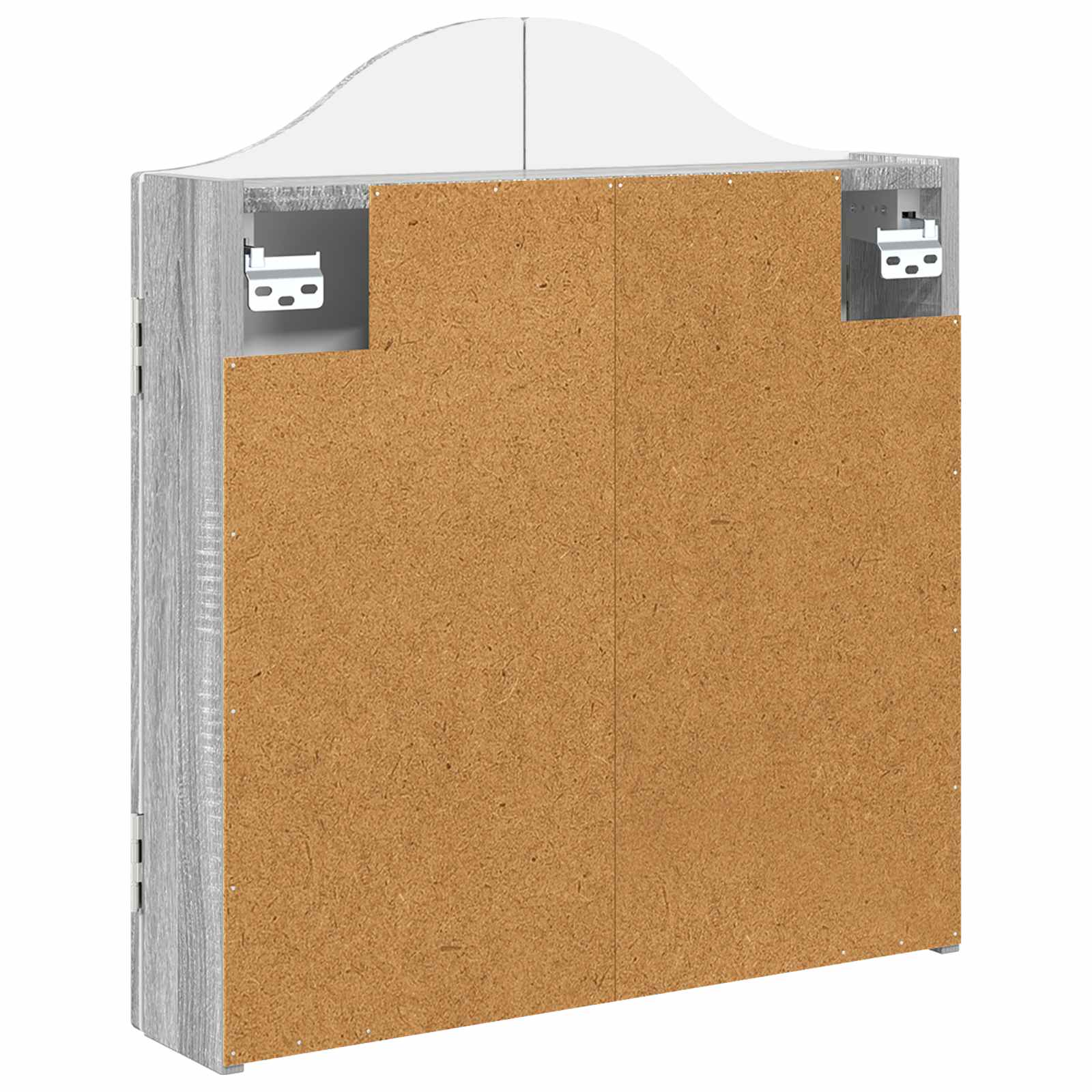 Ντουλάπα Πινάκων Βελών Γκρι Sonoma 56 x 12 x 63 εκ - Pakobazaar