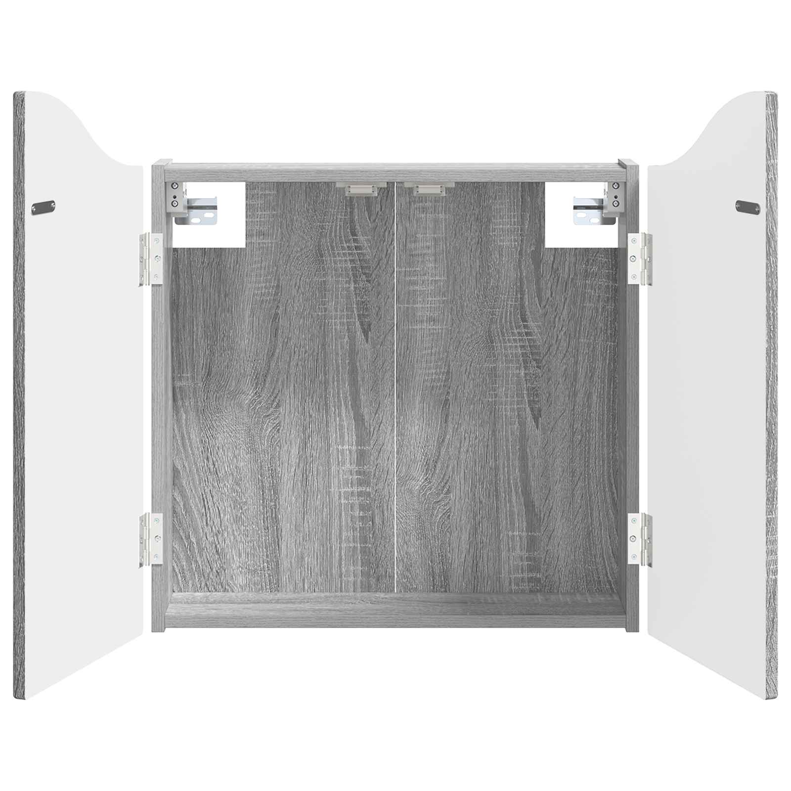 Ντουλάπα Πινάκων Βελών Γκρι Sonoma 56 x 12 x 63 εκ - Pakobazaar