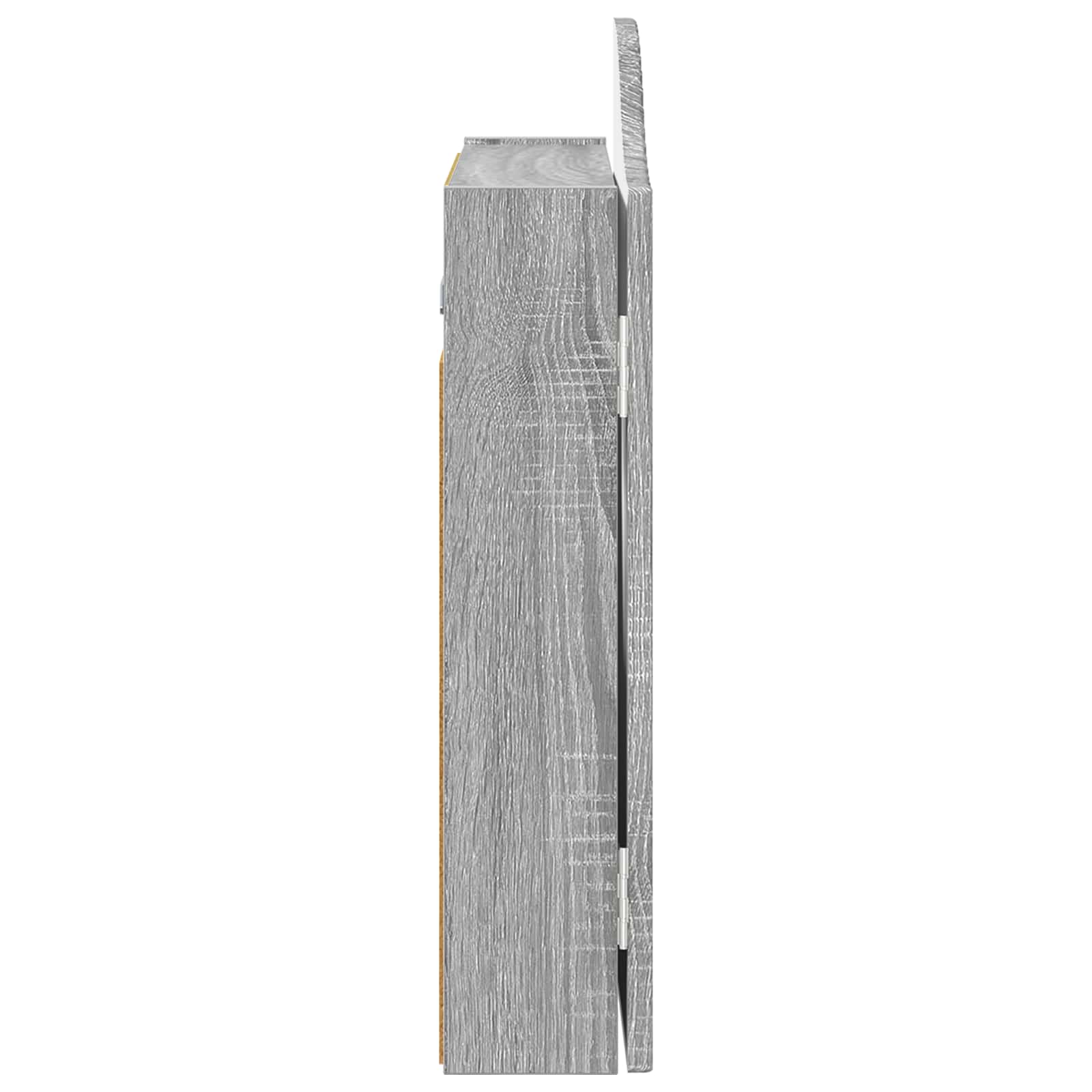 Ντουλάπα Πινάκων Βελών Γκρι Sonoma 56 x 12 x 63 εκ - Pakobazaar