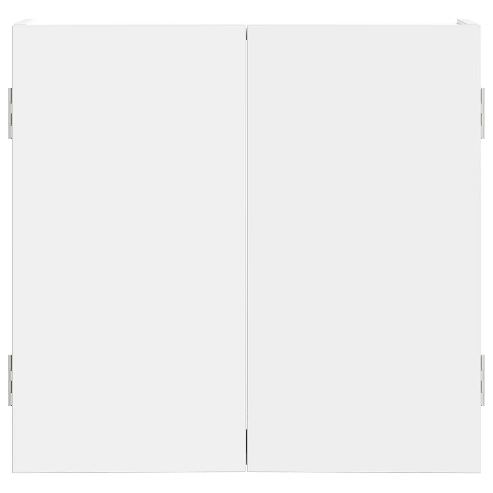 Ντουλάπα Πινάκων Βελών Λευκό 56 x 12 x 53,5 εκ. - Pakobazaar