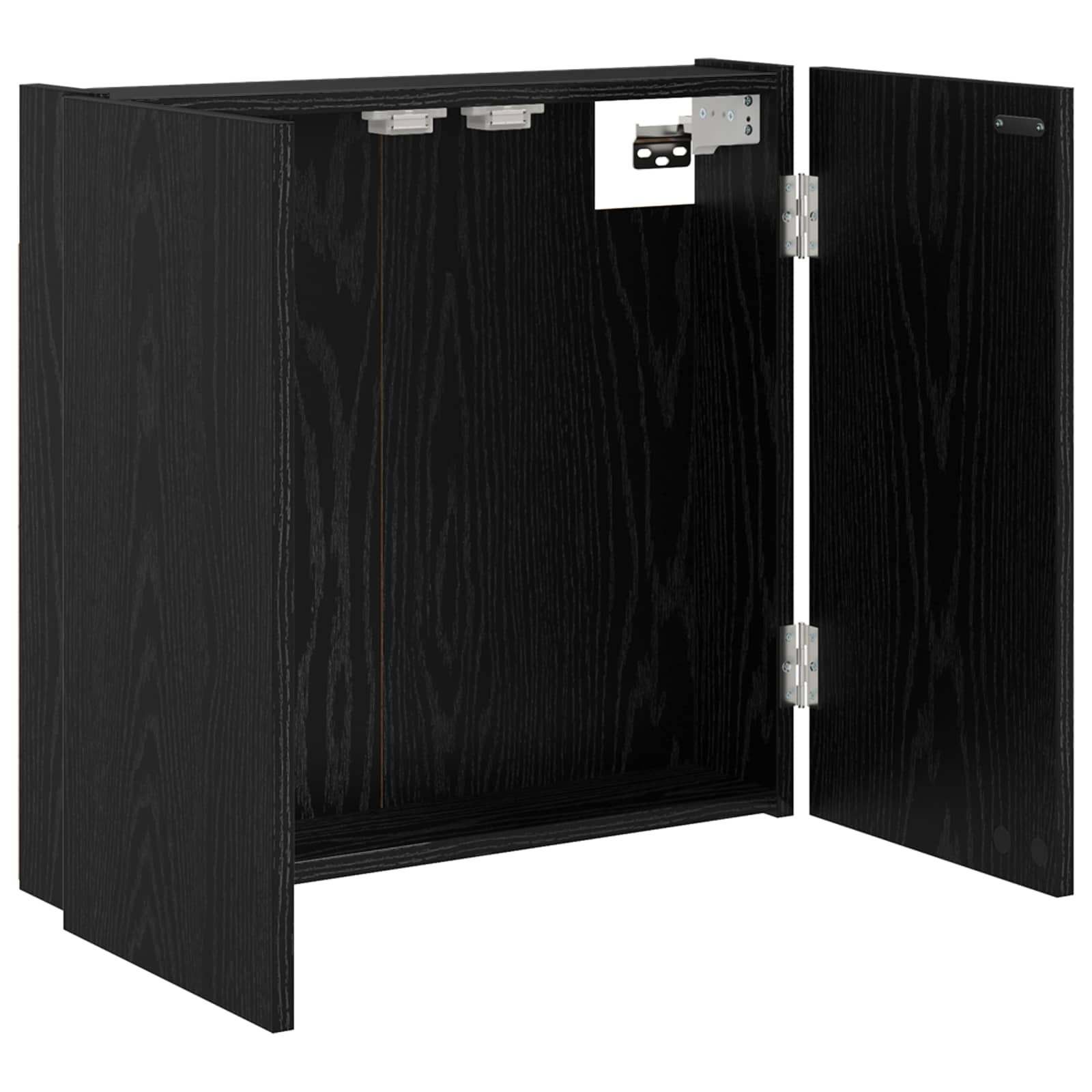 Ντουλάπα Πινάκων Βελών Μαύρη Δρυς 56 x 12 x 53,5 εκ. - Pakobazaar