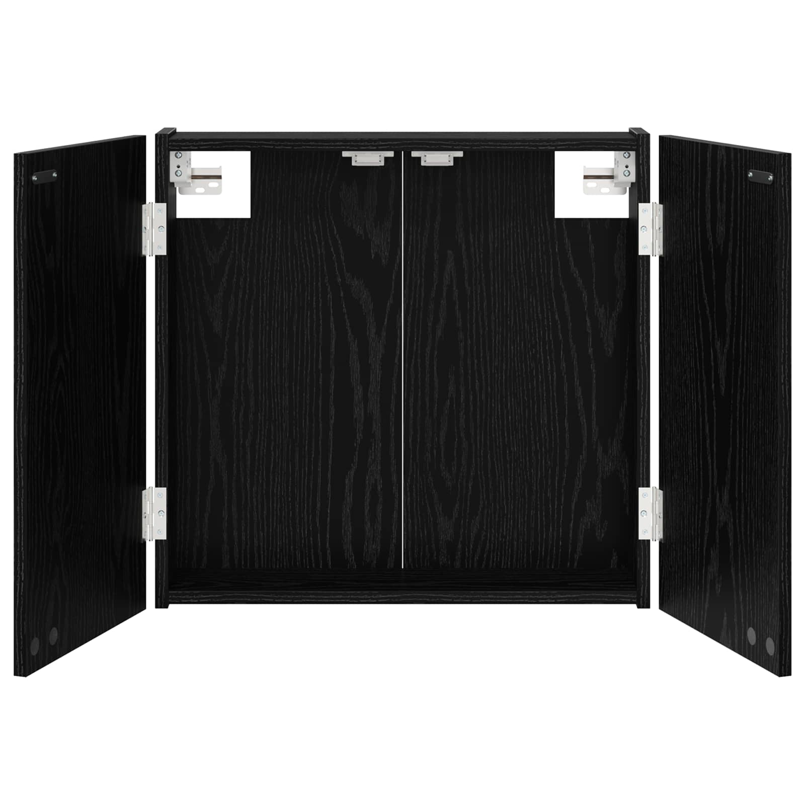 Ντουλάπα Πινάκων Βελών Μαύρη Δρυς 56 x 12 x 53,5 εκ. - Pakobazaar