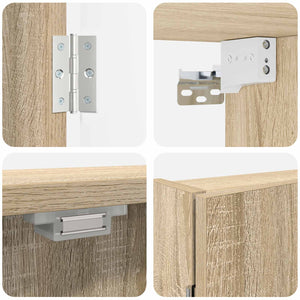 Ντουλάπα Πινάκων Βελών Sonoma Δρυς 56 x 12 x 53,5 εκ. - Pakobazaar