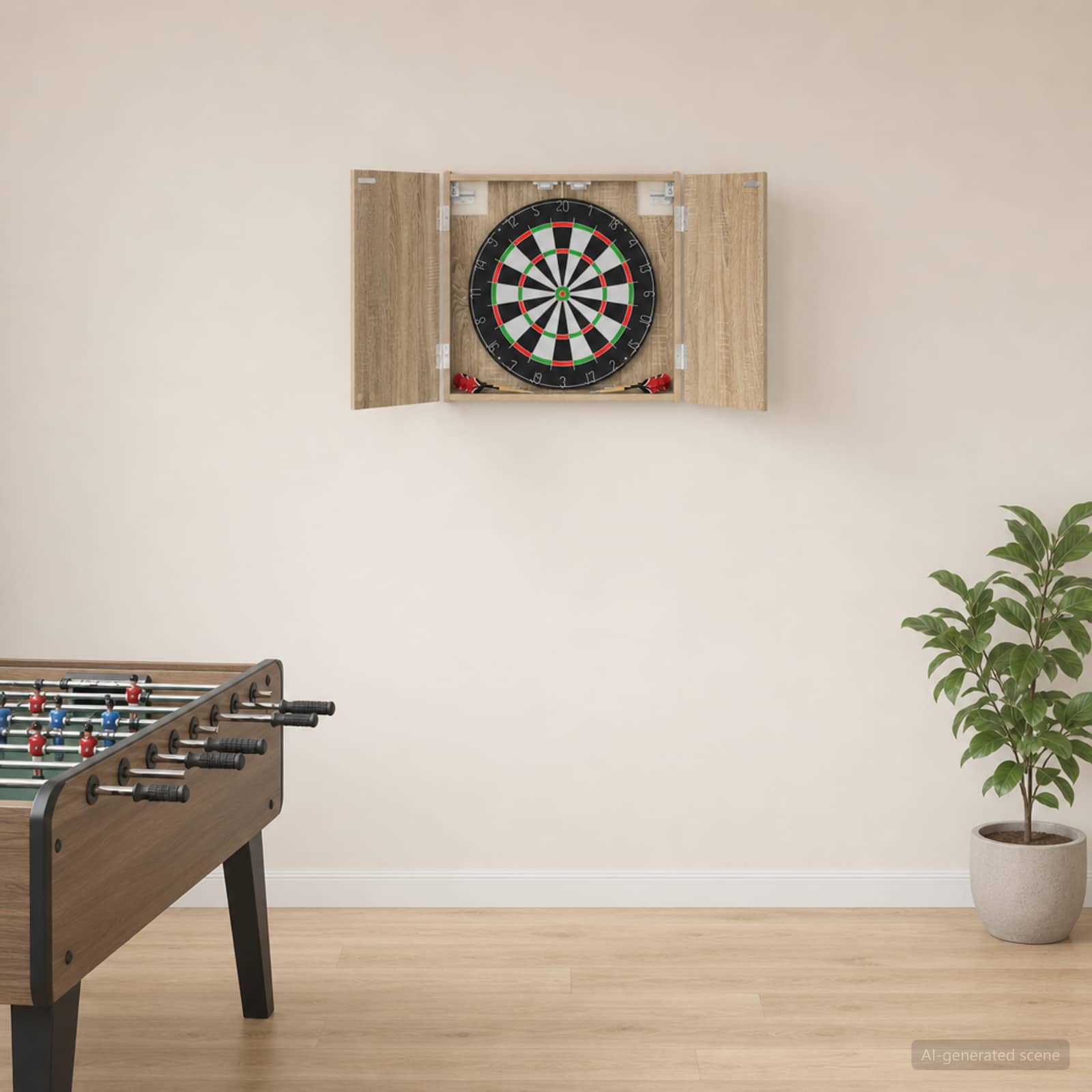 Ντουλάπα Πινάκων Βελών Sonoma Δρυς 56 x 12 x 53,5 εκ. - Pakobazaar