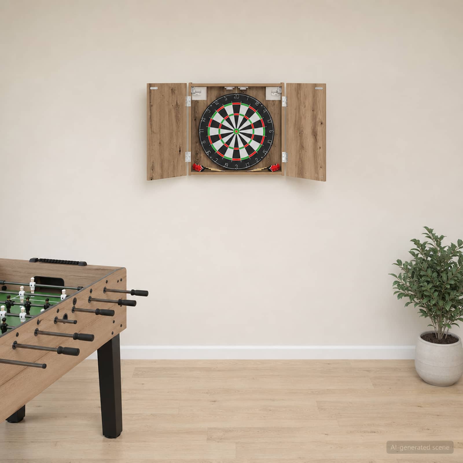 Ντουλάπα Πινάκων Βελών Artisan Δρυς 56 x 12 x 53,5 εκ. - Pakobazaar