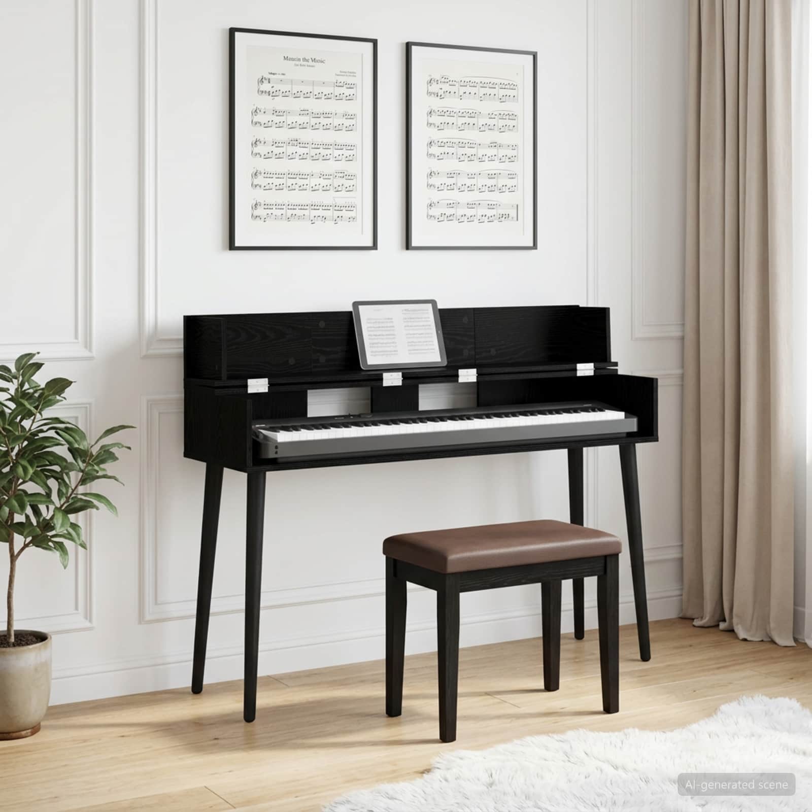 Γραφείο Στούντιο Μαύρη Δρυς 130 x 40 x 19,5 εκ. - Pakobazaar