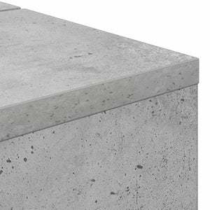 Γραφείο Στούντιο Γκρι Σκυροδέματος 130 x 40 x 19,5 εκ.