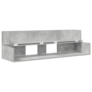 Γραφείο Στούντιο Γκρι Σκυροδέματος 130 x 40 x 19,5 εκ.