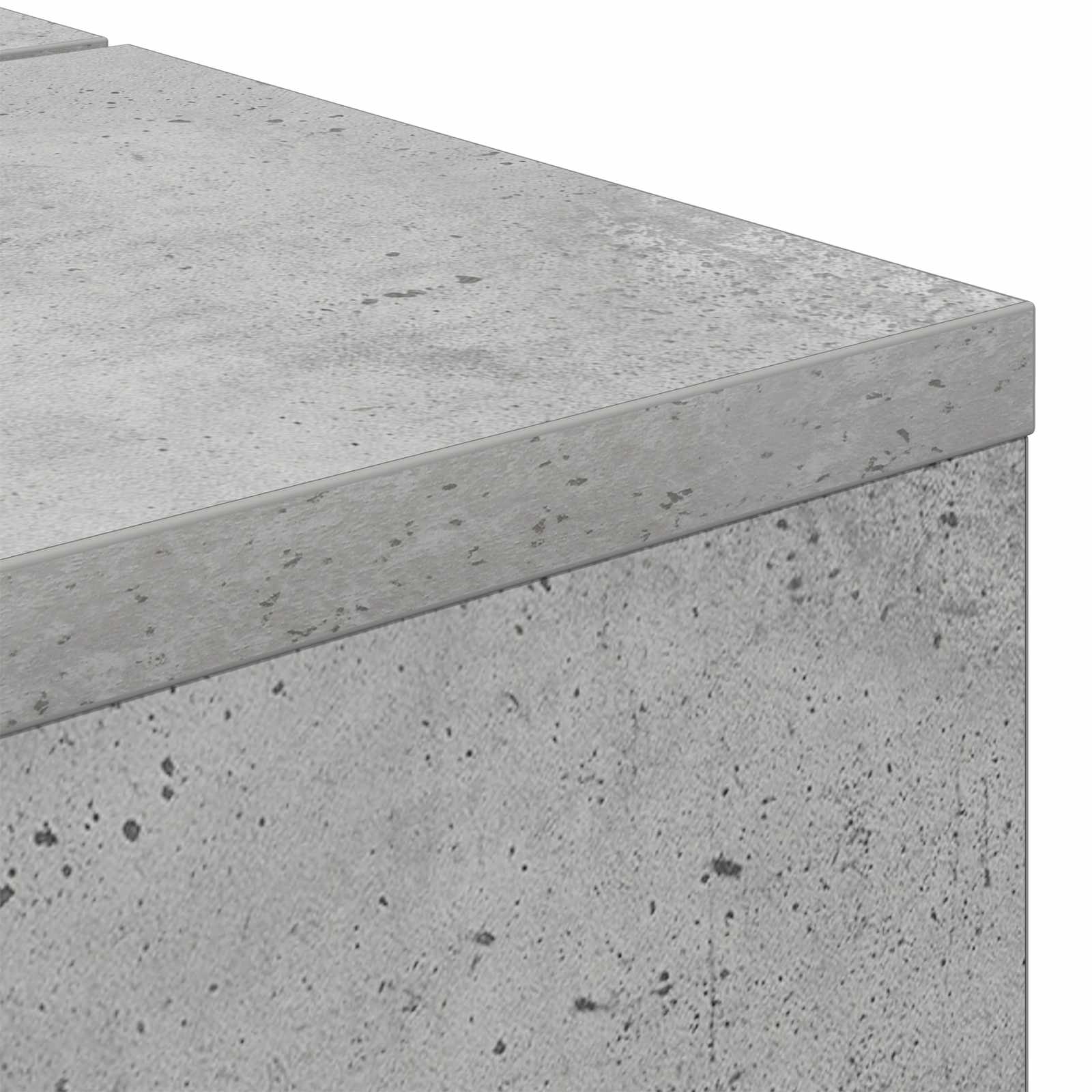 Γραφείο Στούντιο Γκρι Σκυροδέματος 110 x 40 x 19,5 εκ.